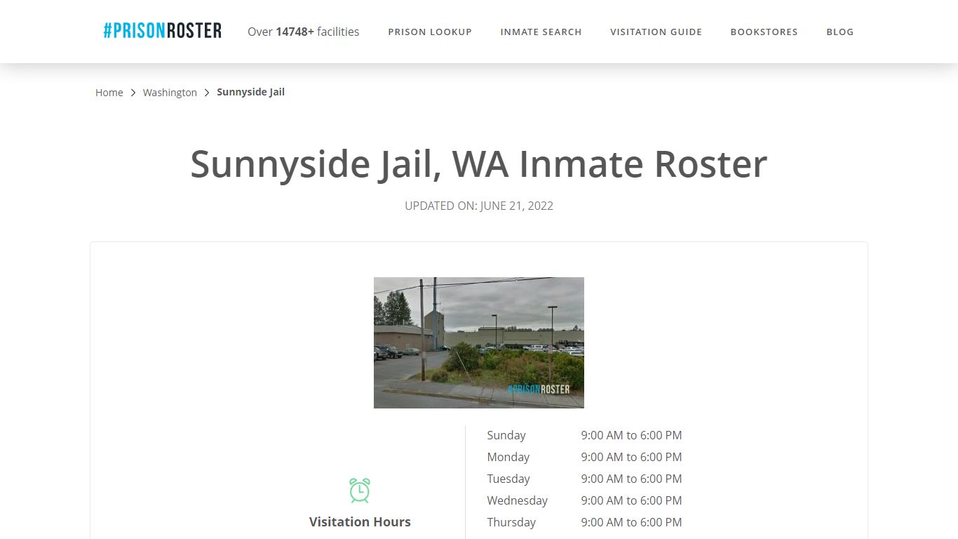Sunnyside Jail, WA Inmate Roster